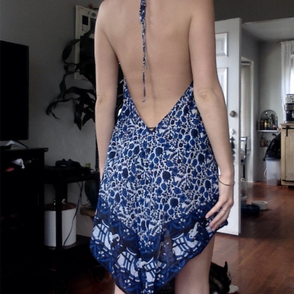 Boho backless dress